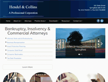 Tablet Screenshot of hendelcollins.com